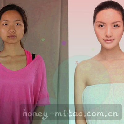 两个重叠的蜜桃色圆环构成沟通与链接的视觉图形